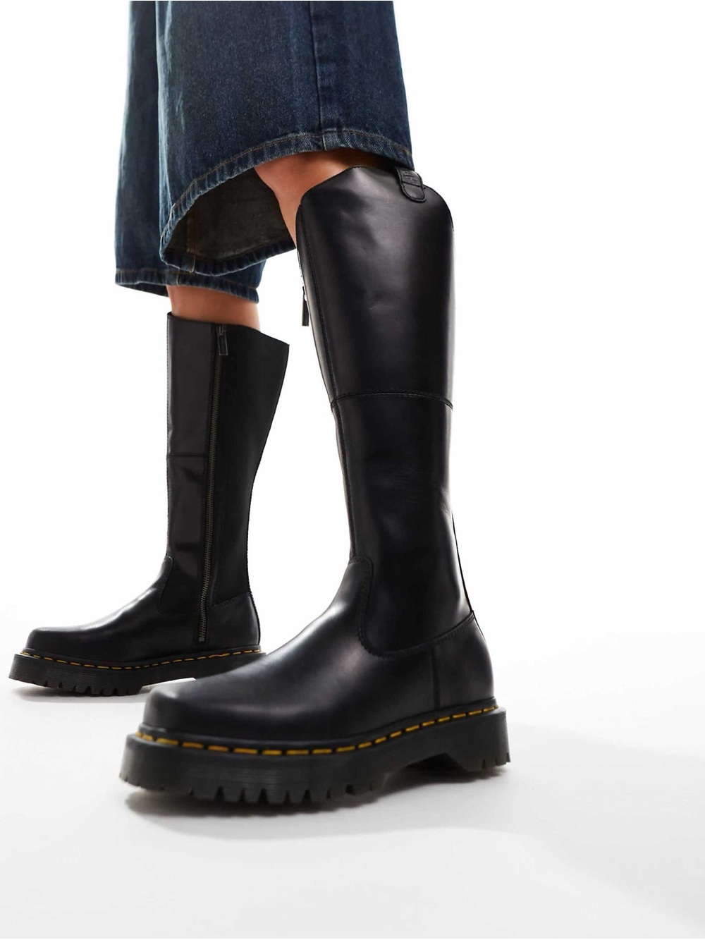 Dr Martens Amaayah knee high boots in black